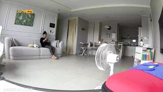 신작IP ✨ 거실요가녀 일상 ipcam
