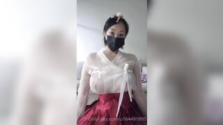 시스룩 한복 초거유녀 와우~~