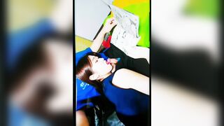 만화책 보면서 빨아주는 친구여친 (2)