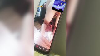 영상통화 섹드립 지리는 미시녀 2편