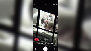 【窗外偷拍】手机望远镜偷拍居家日常 啪啪 洗澡 ipcam 2 (10)