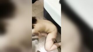 살짝 얼공 노예플