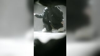 オンライン限定プレ​ミア：[パノラマバートイレショット] 黒ストッキングとハイヒールを履いたさまざまな美しい女性をフィーチャー ipcam (7)