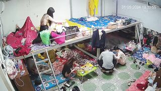 最新ハック流出：ウェブカメラ盗撮映像 ❤️ 多角度からの覗き見 — 寮で着替えるクラブホステスたちを隠し撮り（美女たちの競演） ipcam 1 26