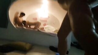 여친집에 초대남을 불러서_쓰리썸 [특이한 침대] (3)